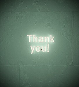 Thank You Light Up Sign